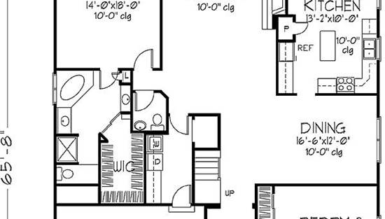 The Ashford 1541 - 3 Bedrooms and 2.5 Baths | The House Designers - 1541